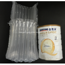 Waterproof air column bag for canned milk powder